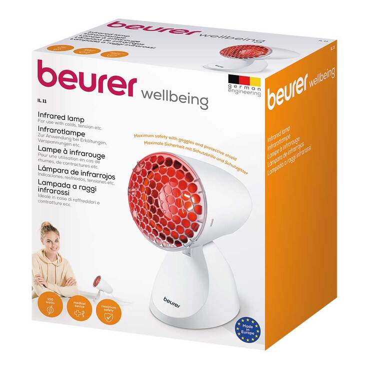 Beurer IL 11 Infrared Heat Lamp for Muscle & Joint Pain Relief